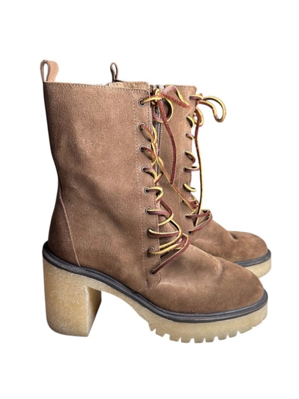 Free People Women’s Dylan Lace Up Platform Combat Boots. Size 38